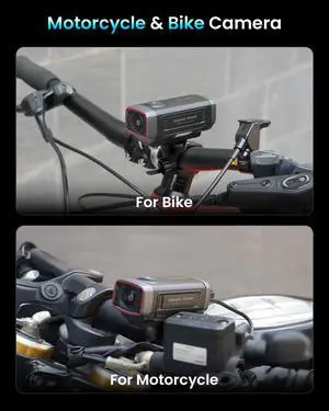 710Lite 2K Motorcycle Dash Cam, 6-Hour Extended Battery Life, WiFi Action Camera for Bike/Scooter, IP66 Waterproof, Ultra HD 1080P, Loop Recording & G-Sensor 710Lite 2K Motorcycle Dash Cam, 6-Hour Extended Battery Life, WiFi Action Camera for Bike/Scooter, IP66 Waterproof, Ultra HD 1080P, Loop Recording & G-Sensor