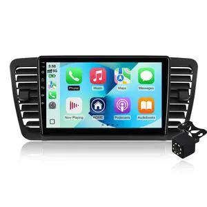 4 Core 64G Android 14 Double Din Car Stereo for Subaru Legacy Outback 2005-2009 with 9 Inch Touchscreen Radio Built-in Wireless Carplay/Android Auto/Bluetooth/AUX/Steering Wheel Controls/Backup Camera 4 Core 64G Android 14 Double Din Car Stereo for Subaru Legacy Outback 2005-2009 with 9 Inch Touchscreen Radio Built-in Wireless Carplay/Android Auto/Bluetooth/AUX/Steering Wheel Controls/Backup Camera