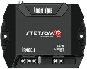 IR 400.1 2 Ohms Compact Digital Mono Amplifier, Iron LINE, 400 Watts RMS 400x1, 2 Stable, Monoblock Digital Car Audio Amp TS, Full-Range Sound Quality, Crossover IR 400.1 2 Ohms Compact Digital Mono Amplifier, Iron LINE, 400 Watts RMS 400x1, 2 Stable, Monoblock Digital Car Audio Amp TS, Full-Range Sound Quality, Crossover