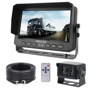 7" 1080P AHD Wired Reverse Rear View Backup Camera System, Waterproof Rearview Reverse Camera 130 Degree Wide Angle Night Vision 4 PIN Cam System for Tractor/Truck/Excavator/Caravan/Skid Steer/RV 7" 1080P AHD Wired Reverse Rear View Backup Camera System, Waterproof Rearview Reverse Camera 130 Degree Wide Angle Night Vision 4 PIN Cam System for Tractor/Truck/Excavator/Caravan/Skid Steer/RV