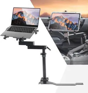 Truck Laptop Mount Fit for 2024 2025 2026 Toyota Tacoma No-Drill Vehicle Laptop Computer Tablet Holder Stand Up to 17" for Passenger Seat Truck Laptop Mount Fit for 2024 2025 2026 Toyota Tacoma No-Drill Vehicle Laptop Computer Tablet Holder Stand Up to 17" for Passenger Seat