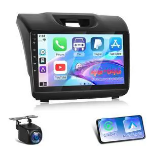 8 Core 4+64G Car Radio for Isuzu D-MAX 2015-2018 MU-X 2015-2017 with Wireless Carplay & Android Auto - 9 Inch Android 15 Touchscreen Radio with 5GHz WiFi/DSP/SWC + AHD Rear View Camera 8 Core 4+64G Car Radio for Isuzu D-MAX 2015-2018 MU-X 2015-2017 with Wireless Carplay & Android Auto - 9 Inch Android 15 Touchscreen Radio with 5GHz WiFi/DSP/SWC + AHD Rear View Camera