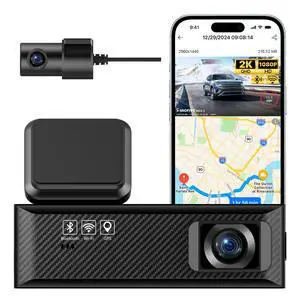 Dash Cam Mini 2, 2K+1080P FHD, Built-in Wi-Fi GPS Smart Dash Camera for Cars, 125° Wide-Angle FOV, HDR, Night Vision, G-Sensor, iOS/Android App, Loop Recording, Parking Monitor, Time-Lapse Dash Cam Mini 2, 2K+1080P FHD, Built-in Wi-Fi GPS Smart Dash Camera for Cars, 125° Wide-Angle FOV, HDR, Night Vision, G-Sensor, iOS/Android App, Loop Recording, Parking Monitor, Time-Lapse