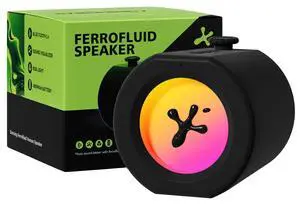 Dancing Ferrofluid Bluetooth Speaker, Ferro Fluid Sound Visualizer with Colorful Lamp, Cool Magnetic Liquid Ferrofluid Display with Music Rhythm, Audio Visual Decor Venom Desk Toy Gifts for Teens Dancing Ferrofluid Bluetooth Speaker, Ferro Fluid Sound Visualizer with Colorful Lamp, Cool Magnetic Liquid Ferrofluid Display with Music Rhythm, Audio Visual Decor Venom Desk Toy Gifts for Teens