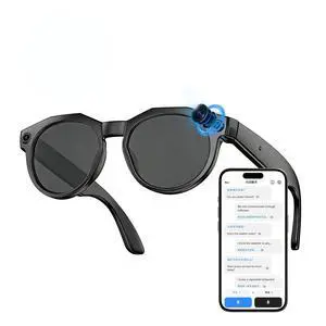 AI Smart Glasses with 8MP Camera, AI Translation & Voice Assistant, GPT Object Recognition,Bluetooth Audio & Call, WiFi PhotoTransfer IP65 Waterproof 290mAh Long Battery for Travel Sports Outdoor AI Smart Glasses with 8MP Camera, AI Translation & Voice Assistant, GPT Object Recognition,Bluetooth Audio & Call, WiFi PhotoTransfer IP65 Waterproof 290mAh Long Battery for Travel Sports Outdoor
