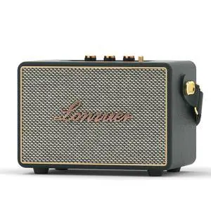 Vintage Home Decor Wireless Bluetooth Wooden Carrying Portable Speaker Deep Bass with Fabric Grill Leather Strap Handle-Green Vintage Home Decor Wireless Bluetooth Wooden Carrying Portable Speaker Deep Bass with Fabric Grill Leather Strap Handle-Green