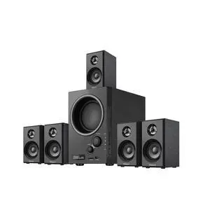 5.1 Surround Sound System with 5.5'' Subwoofer Stereo System for Home with 2.5'' Midrange Home Theater Speakers, Home Speaker System with 3.5-RCA/USB/Wireless/AUX Audio Inputs 5.1 Surround Sound System with 5.5'' Subwoofer Stereo System for Home with 2.5'' Midrange Home Theater Speakers, Home Speaker System with 3.5-RCA/USB/Wireless/AUX Audio Inputs