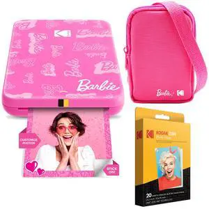 x Barbie Step Slim Wireless Instant Portable Photo Mobile Printer Barbie Starter Bundle (Signature Style)+ Barbie Deluxe Camera Case + Zink Paper (20 Sheets) x Barbie Step Slim Wireless Instant Portable Photo Mobile Printer Barbie Starter Bundle (Signature Style)+ Barbie Deluxe Camera Case + Zink Paper (20 Sheets)