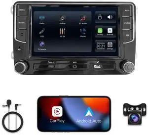 Stable Linux System 7" Car Stereo for VW Golf Passat Jetta Tiguan,Plug & Play Retains Original Screen & Buttons,Wireless CarPlay & Android Auto,Double Din Radio with Backup Camera Stable Linux System 7" Car Stereo for VW Golf Passat Jetta Tiguan,Plug & Play Retains Original Screen & Buttons,Wireless CarPlay & Android Auto,Double Din Radio with Backup Camera