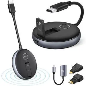 Wireless HDMI G9R PRO Transmitter and Receiver- Wirelessly Multi-TV Expansion, Plug & Play Extender Kit, 2.4G/5G @60Hz 50M/165FT- Streaming Video to HDTV/Monitor from Laptop/PC Wireless HDMI G9R PRO Transmitter and Receiver- Wirelessly Multi-TV Expansion, Plug & Play Extender Kit, 2.4G/5G @60Hz 50M/165FT- Streaming Video to HDTV/Monitor from Laptop/PC