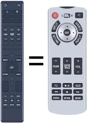 Replacement Remote Control fit for 2017-2020 Toyota Sienna DVD Rear Entertainment 86170-50500 Replacement Remote Control fit for 2017-2020 Toyota Sienna DVD Rear Entertainment 86170-50500