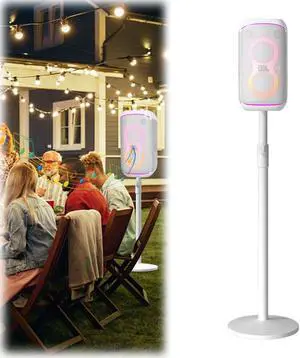 All-Metal Adjustable Speaker Stand for J-BL Partybox 120/320 (White) Heavy-Duty Pole Stand with Wide Base, Height Adjustable up to 36.22" (Stand Only, No Speaker Included) All-Metal Adjustable Speaker Stand for J-BL Partybox 120/320 (White) Heavy-Duty Pole Stand with Wide Base, Height Adjustable up to 36.22" (Stand Only, No Speaker Included)
