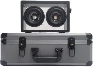 Bluetooth Speaker, Glass Body and Unique Glass Speaker Diaphragms, 40W Minimalist Design, Crystal Clear Sound, Wireless Hi-Res Audio, Ideal for Music Lovers- Black Bluetooth Speaker, Glass Body and Unique Glass Speaker Diaphragms, 40W Minimalist Design, Crystal Clear Sound, Wireless Hi-Res Audio, Ideal for Music Lovers- Black