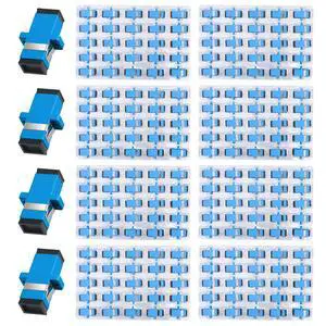 200 pcs SC Fiber Optical Coupler SC Singlemode (SM) Simplex Fiber Optic Adapter SC Female to SC Female UPC Simplex Single Mode Network Internet Connector Adapter 200 pcs SC Fiber Optical Coupler SC Singlemode (SM) Simplex Fiber Optic Adapter SC Female to SC Female UPC Simplex Single Mode Network Internet Connector Adapter