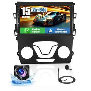 2+64G Radio for Ford Fusion Mondeo 2013-2019 Android 15 CarPlay Car Stereo Touchscreen 9" Android Auto GPS EQ 28UI Backup Camera 2+64G Radio for Ford Fusion Mondeo 2013-2019 Android 15 CarPlay Car Stereo Touchscreen 9" Android Auto GPS EQ 28UI Backup Camera