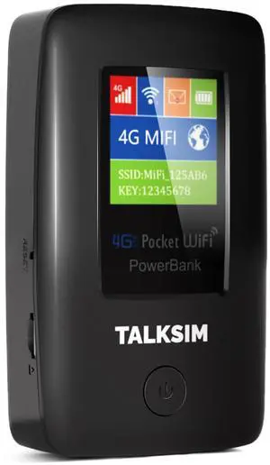 4G Mobile Hotspot with US 1GB, Portable WiFi Hotspot Device for Travel in 140+ Countries and Regions, 6000mAh Battery, 10 Connected Devices, No SIM Required, No Contract 4G Mobile Hotspot with US 1GB, Portable WiFi Hotspot Device for Travel in 140+ Countries and Regions, 6000mAh Battery, 10 Connected Devices, No SIM Required, No Contract