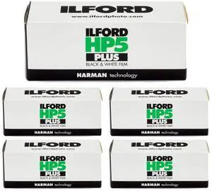 5 Rolls HP5 400 120 Film 5 Rolls HP5 400 120 Film