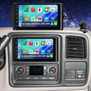 Upgrade Car Radio for Chevy Silverado GMC Sierra 1500 2500 3500 2003-2006 | 7inch 5GWifi Touchscreen Stereo for Express 2001-2007, Colorado Canyon 2004-2012, Wireless CarPlay Android Auto GPS FM Camer Upgrade Car Radio for Chevy Silverado GMC Sierra 1500 2500 3500 2003-2006 | 7inch 5GWifi Touchscreen Stereo for Express 2001-2007, Colorado Canyon 2004-2012, Wireless CarPlay Android Auto GPS FM Camer