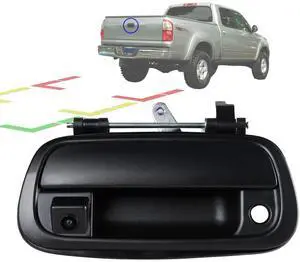 Tailgate Handle Backup Camera for 2000-2006 Toyota Tundra Rear View Reverse Parking Assist Camera with Optional Guideline Tundra Factory Tailgate Handle Replacement W/26ft RCA Extension Cable Tailgate Handle Backup Camera for 2000-2006 Toyota Tundra Rear View Reverse Parking Assist Camera with Optional Guideline Tundra Factory Tailgate Handle Replacement W/26ft RCA Extension Cable