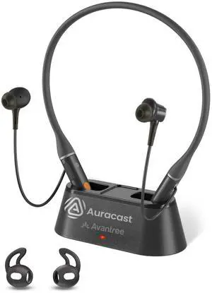 Loop Dock - Next-Gen Auracast & Bluetooth Neckband Earbuds | Drop-in Charging Dock, Low Latency Audio, 3 EQ Modes with Voice Clear, Ideal for TV, PC, Phone & Auracast Public Venues Loop Dock - Next-Gen Auracast & Bluetooth Neckband Earbuds | Drop-in Charging Dock, Low Latency Audio, 3 EQ Modes with Voice Clear, Ideal for TV, PC, Phone & Auracast Public Venues