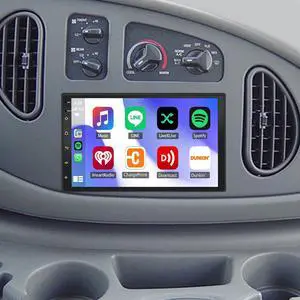 Car Stereo Radio for Ford E150 E250 E350 1998-2003 2004 2005 2006 2007 2008 | 2+32G 7'' Touch Screen with Wireless CarPlay Android Auto GPS WiFi Bluetooth FM/RDS SWC Backup Camera Car Stereo Radio for Ford E150 E250 E350 1998-2003 2004 2005 2006 2007 2008 | 2+32G 7'' Touch Screen with Wireless CarPlay Android Auto GPS WiFi Bluetooth FM/RDS SWC Backup Camera