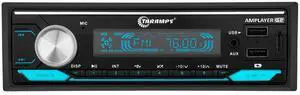 Taramps Amplayer G2 Bluetooth Car Stereo Single DIN Media Receiver with Built-in 400W RMS Amplifier, 4 Channels, USB, SD, FM Radio, Hands-Free Calling, Audio Processor & RGB LED Control Taramps Amplayer G2 Bluetooth Car Stereo Single DIN Media Receiver with Built-in 400W RMS Amplifier, 4 Channels, USB, SD, FM Radio, Hands-Free Calling, Audio Processor & RGB LED Control