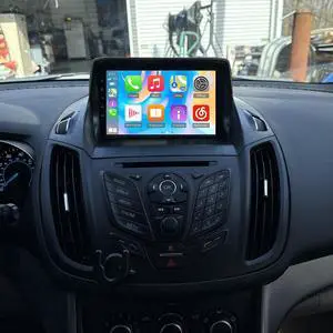 Car Radio Stereo Fit for Ford Escape 2013 2014 2015 2016 2017 2018 2019, 9" Touch Screen Car Radio Receiver with Carplay Android Auto w/WiFi GPS Navigation Bluetooth FM SWC Backup Camera - 2+32G Car Radio Stereo Fit for Ford Escape 2013 2014 2015 2016 2017 2018 2019, 9" Touch Screen Car Radio Receiver with Carplay Android Auto w/WiFi GPS Navigation Bluetooth FM SWC Backup Camera - 2+32G