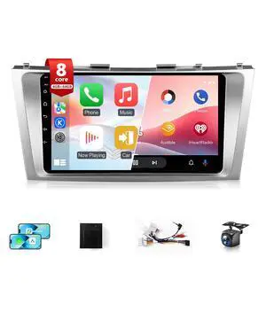 8Core 4G + 64G Android Stereo for Toyota Camry 2006 to 2011 Car Radio Apple CarPlay Android Auto, 9IN IPS Touch Screen for Camry Head Unit GPS Navi BT 5G WiFi FM RDS DSP HiFi SWC Camera CANBUS 8Core 4G + 64G Android Stereo for Toyota Camry 2006 to 2011 Car Radio Apple CarPlay Android Auto, 9IN IPS Touch Screen for Camry Head Unit GPS Navi BT 5G WiFi FM RDS DSP HiFi SWC Camera CANBUS