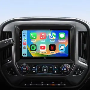 10.2'' Car Radio Stereo for Chevy Silverado 2014 2015 2016 2017 2018 GMC Sierra Replacement Upgrade 5G WiFi 2+64G Wireless Carplay/Android Auto/GPS/Bluetooth/FM Radio/1080P SWC 10.2'' Car Radio Stereo for Chevy Silverado 2014 2015 2016 2017 2018 GMC Sierra Replacement Upgrade 5G WiFi 2+64G Wireless Carplay/Android Auto/GPS/Bluetooth/FM Radio/1080P SWC