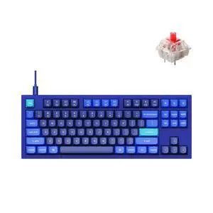 Q3 RGB Tenkeyless Layout 87-Key QMK/VIA Programmable Macro Hot-swappable Wired Custom Mechanical Keyboard with Gateron G Pro Red Switch Double Gasket Compatible with Mac Windows Linux(Blue) Q3 RGB Tenkeyless Layout 87-Key QMK/VIA Programmable Macro Hot-swappable Wired Custom Mechanical Keyboard with Gateron G Pro Red Switch Double Gasket Compatible with Mac Windows Linux(Blue)