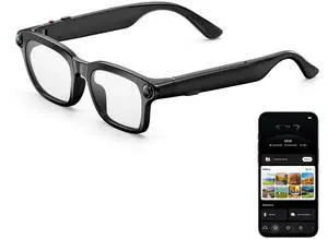 AI Smart Glasses with 8MP Camera, 1080P Video Recording & HD Photos for Men Women, Open-Ear Audio Bluetooth Glasses, Photochromic Lenses, AI Voice Assistant & Translation, Clear Calls & Music AI Smart Glasses with 8MP Camera, 1080P Video Recording & HD Photos for Men Women, Open-Ear Audio Bluetooth Glasses, Photochromic Lenses, AI Voice Assistant & Translation, Clear Calls & Music