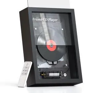 Vertical CD Player for Wall & Desk, Wall CD Players for Home,Hi-Fi Bluetooth Transmitter (Requires External Speaker), 8H Rechargeable Battery,Transparent Industrial Art Decor | Hi-Fi Bluetooth Transmi Vertical CD Player for Wall & Desk, Wall CD Players for Home,Hi-Fi Bluetooth Transmitter (Requires External Speaker), 8H Rechargeable Battery,Transparent Industrial Art Decor | Hi-Fi Bluetooth Transmi