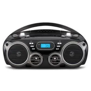 Proscan PRCD682BT 6-Watt-RMS Portable CD Boom Box with Bluetooth and AM/FM Radio Proscan PRCD682BT 6-Watt-RMS Portable CD Boom Box with Bluetooth and AM/FM Radio