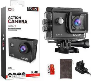 SJ4000 Pro-Grade 4K Action Camera, 40MP 3-Axis EIS Stabilization Motorcycle Sport Camera, 170°FOV Waterproof Camera Underwater, 5X Zoom, Dual Batteries, 32G SD Card and Helmet Accessory Kit SJ4000 Pro-Grade 4K Action Camera, 40MP 3-Axis EIS Stabilization Motorcycle Sport Camera, 170°FOV Waterproof Camera Underwater, 5X Zoom, Dual Batteries, 32G SD Card and Helmet Accessory Kit
