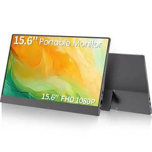 15.6 Portable Monitor FHD 1080p IPS 60hz Plug & Play, | Ultra Slim Travel Monitor Built-in Kickstand Type-C HDMI,Second Screen for Laptop MacBook Phone Xbox Switch 15.6 Portable Monitor FHD 1080p IPS 60hz Plug & Play, | Ultra Slim Travel Monitor Built-in Kickstand Type-C HDMI,Second Screen for Laptop MacBook Phone Xbox Switch