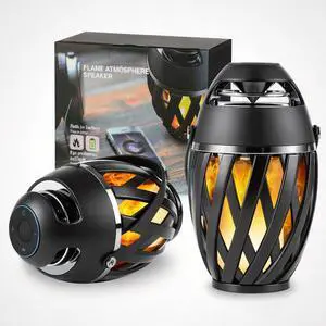 2 Pack Outdoor Bluetooth Speakers Waterproof Wireless, Birthday Gifts for Men Dad, LED Flame Ambient Light, Camping Patio Accessories, Unique Gifts for Him Husband Boyfriend Dad Gifts 2 Pack Outdoor Bluetooth Speakers Waterproof Wireless, Birthday Gifts for Men Dad, LED Flame Ambient Light, Camping Patio Accessories, Unique Gifts for Him Husband Boyfriend Dad Gifts