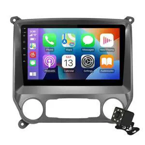 10.1 Inch IPS Touchscreen Android 12 Car Stereo for Chevrolet Silverado/GMC Sierra 2014-2018 with Wireless CarPlay & Android Auto 2+32GB Car Radio, Support GPS, WiFi, Bluetooth, FM, Backup Camera 10.1 Inch IPS Touchscreen Android 12 Car Stereo for Chevrolet Silverado/GMC Sierra 2014-2018 with Wireless CarPlay & Android Auto 2+32GB Car Radio, Support GPS, WiFi, Bluetooth, FM, Backup Camera