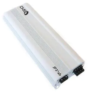 JP34 AB White Gloss 4 Channel Car Audio Amplifier | 590W RMS Class AB Power Amp | Car Stereo Speaker Amplifier | High-Performance Automotive Sound JP34 AB White Gloss 4 Channel Car Audio Amplifier | 590W RMS Class AB Power Amp | Car Stereo Speaker Amplifier | High-Performance Automotive Sound