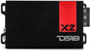 X2 Amplifier 2-Channel Class D Full Range 2 x 140 Watts RMS @ 4-ohm, Ultra Compact Amplifier, Great Compact Amp for Motorcycle, Powersports, Ultra Small Design X2 Amplifier 2-Channel Class D Full Range 2 x 140 Watts RMS @ 4-ohm, Ultra Compact Amplifier, Great Compact Amp for Motorcycle, Powersports, Ultra Small Design