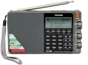 PL880 Portable Digital PLL Dual Conversion AM/FM, Longwave & Shortwave Radio with SSB (Single Side Band) Reception, Color Silver PL880 Portable Digital PLL Dual Conversion AM/FM, Longwave & Shortwave Radio with SSB (Single Side Band) Reception, Color Silver