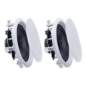 in Ceiling Speakers, 8", in-Ceiling & in-Wall Speaker System, Hi-Fi Sound, 150W Peak, 2-Way Flush Mount Speakers, for Damp Humid Placement, Home Theater, Living Room, or Covered Patio, 1 Pair in Ceiling Speakers, 8", in-Ceiling & in-Wall Speaker System, Hi-Fi Sound, 150W Peak, 2-Way Flush Mount Speakers, for Damp Humid Placement, Home Theater, Living Room, or Covered Patio, 1 Pair