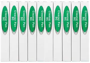 Fiber Optic Connector Cleaning Pen,10PCS Fiber Optic Cleaner Pen for 2.5mm Ferrules SC,FC,ST,SC/APC and FC/APC,800+ Clean Times Fiber Optic Connector Cleaning Pen,10PCS Fiber Optic Cleaner Pen for 2.5mm Ferrules SC,FC,ST,SC/APC and FC/APC,800+ Clean Times
