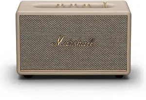 Acton III Bluetooth Home Speaker - Loud Stereo Sound with Bass and Treble Controls | Plug-in Powered | 3.5mm Aux Input - Cream Acton III Bluetooth Home Speaker - Loud Stereo Sound with Bass and Treble Controls | Plug-in Powered | 3.5mm Aux Input - Cream