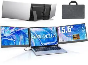 15.6" Triple Laptop Screen Extender One Cable, 1080P FHD Portable Dual Monitor, Ultra-Slim Travel Monitor Extender for Triple Display on Mac/Windows, Fits 13"-17.3" Laptops(Driver Required) 15.6" Triple Laptop Screen Extender One Cable, 1080P FHD Portable Dual Monitor, Ultra-Slim Travel Monitor Extender for Triple Display on Mac/Windows, Fits 13"-17.3" Laptops(Driver Required)