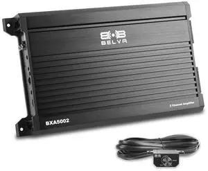 BXA5002 500W Peak BX-Series 2-Ohm Stable Class-A/B 2-Channel Car Audio MOSFET Amplifier with Remote Subwoofer Level Control BXA5002 500W Peak BX-Series 2-Ohm Stable Class-A/B 2-Channel Car Audio MOSFET Amplifier with Remote Subwoofer Level Control