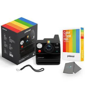 Now+ 3rd Generation i-Type Instant Camera + 8 i-Type Color Film Bundle, Bluetooth Connected App Controlled, Black, Camera Bundle with a Lumintrail Lens Cleaning Cloth Now+ 3rd Generation i-Type Instant Camera + 8 i-Type Color Film Bundle, Bluetooth Connected App Controlled, Black, Camera Bundle with a Lumintrail Lens Cleaning Cloth