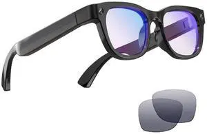AI Smart Glasses with Camera, 8MP HD Video Recording, Real-Time Translation, Anti-Blue Light & Sunglasses Lens, Voice Assistant, Bluetooth Calling, Open-Ear Audio, Ideal for Office, Travel, Outdoor AI Smart Glasses with Camera, 8MP HD Video Recording, Real-Time Translation, Anti-Blue Light & Sunglasses Lens, Voice Assistant, Bluetooth Calling, Open-Ear Audio, Ideal for Office, Travel, Outdoor