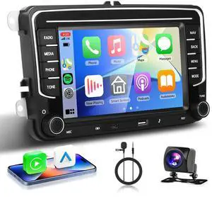 4G+64G Car Stereo for VW Passat Jetta MK5 MK6 Tiguan Golf Polo Seat Wireless Carplay/Android Auto Android Car Radio,7 Touch Screen GPS WiFi Bluetooth FM/RDS SWC USB/Type-C+Backup Camera 4G+64G Car Stereo for VW Passat Jetta MK5 MK6 Tiguan Golf Polo Seat Wireless Carplay/Android Auto Android Car Radio,7 Touch Screen GPS WiFi Bluetooth FM/RDS SWC USB/Type-C+Backup Camera