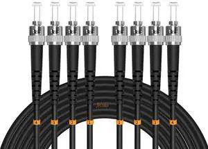 40Meters 131ft ST to ST Outdoor Armored 4 Core 9/125 SM Fiber Optic Cable Jumper Optical Patch Cord Singlemode ST-ST 40Meters 131ft ST to ST Outdoor Armored 4 Core 9/125 SM Fiber Optic Cable Jumper Optical Patch Cord Singlemode ST-ST