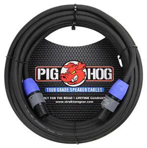 PHSC100SPK High Performance 14 Gauge 9.2mm speakON Speaker Cable, 100 Feet,Black PHSC100SPK High Performance 14 Gauge 9.2mm speakON Speaker Cable, 100 Feet,Black